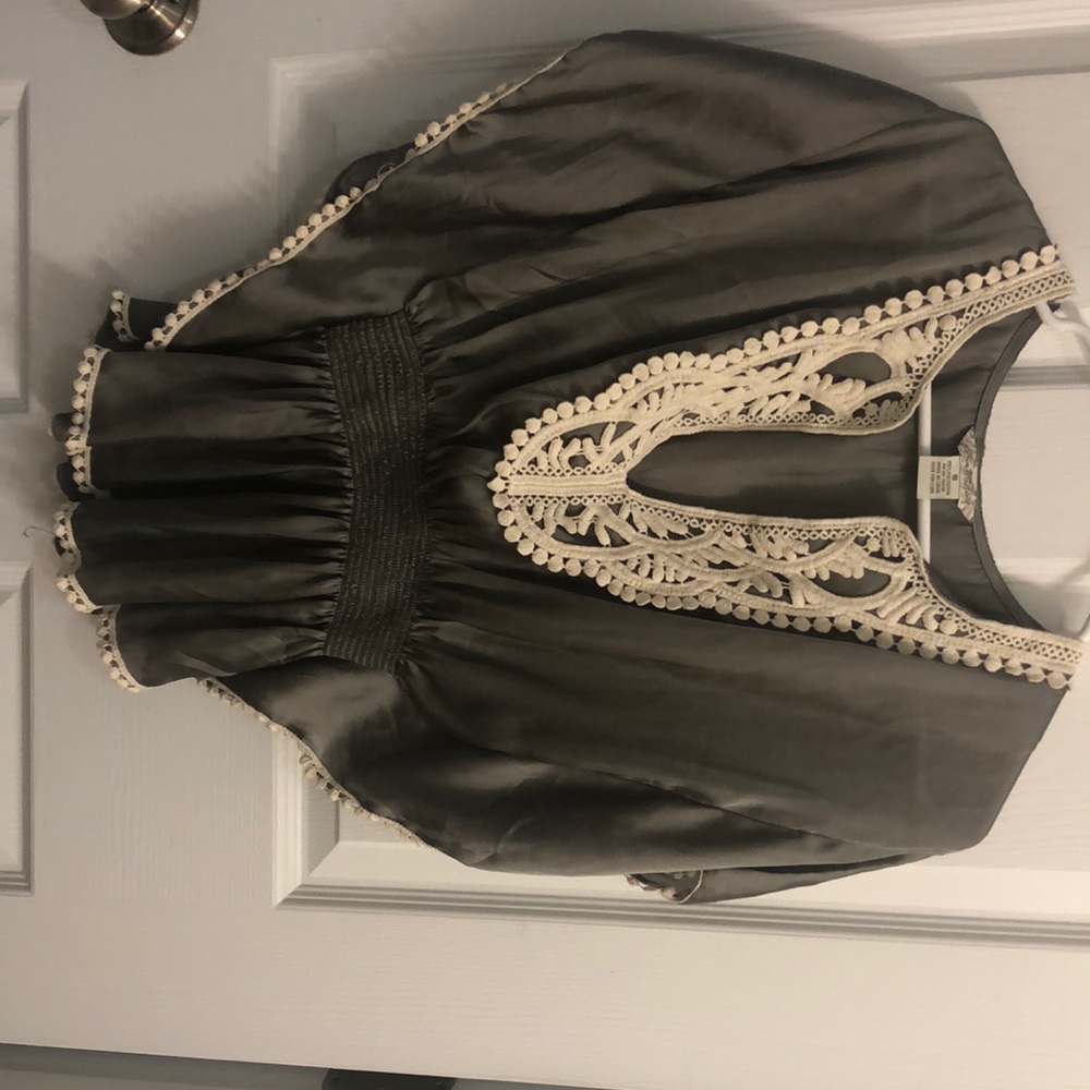 Silky dress top